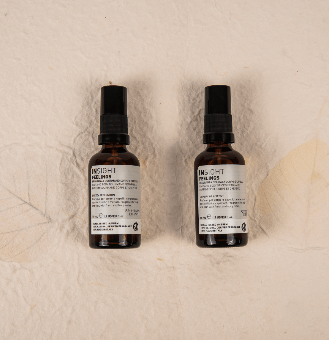 Memory of a scent hair and body spiced fragrance - INSIGHT Professional NL