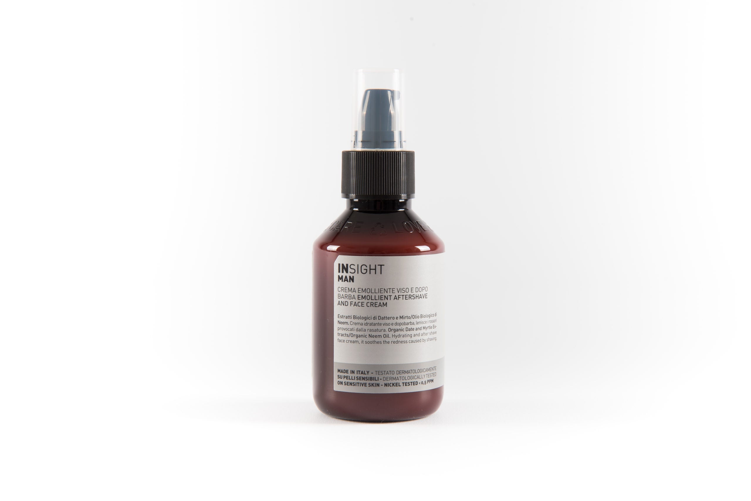 insight man aftershave and face cream emollient